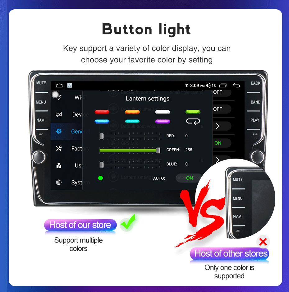 Android Central Control Screen with Wireless CarPlay for 2007-2012 Mitsubishi Lancer Models
