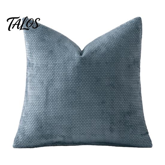 Textured Fabric Throw Covers Weave Texture Cushion Case, Chenille Pillow Cover, Solid Color Cover Elegant Bedroom Shams with Zipper for Living