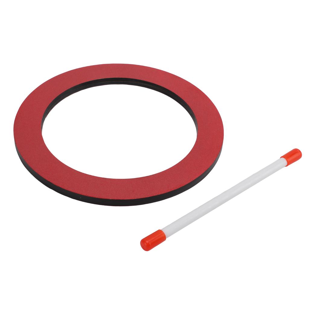 Hand Drum Compressed Board Resin Skin Red Children Enlightenment Percussion InstrumentRound Drum