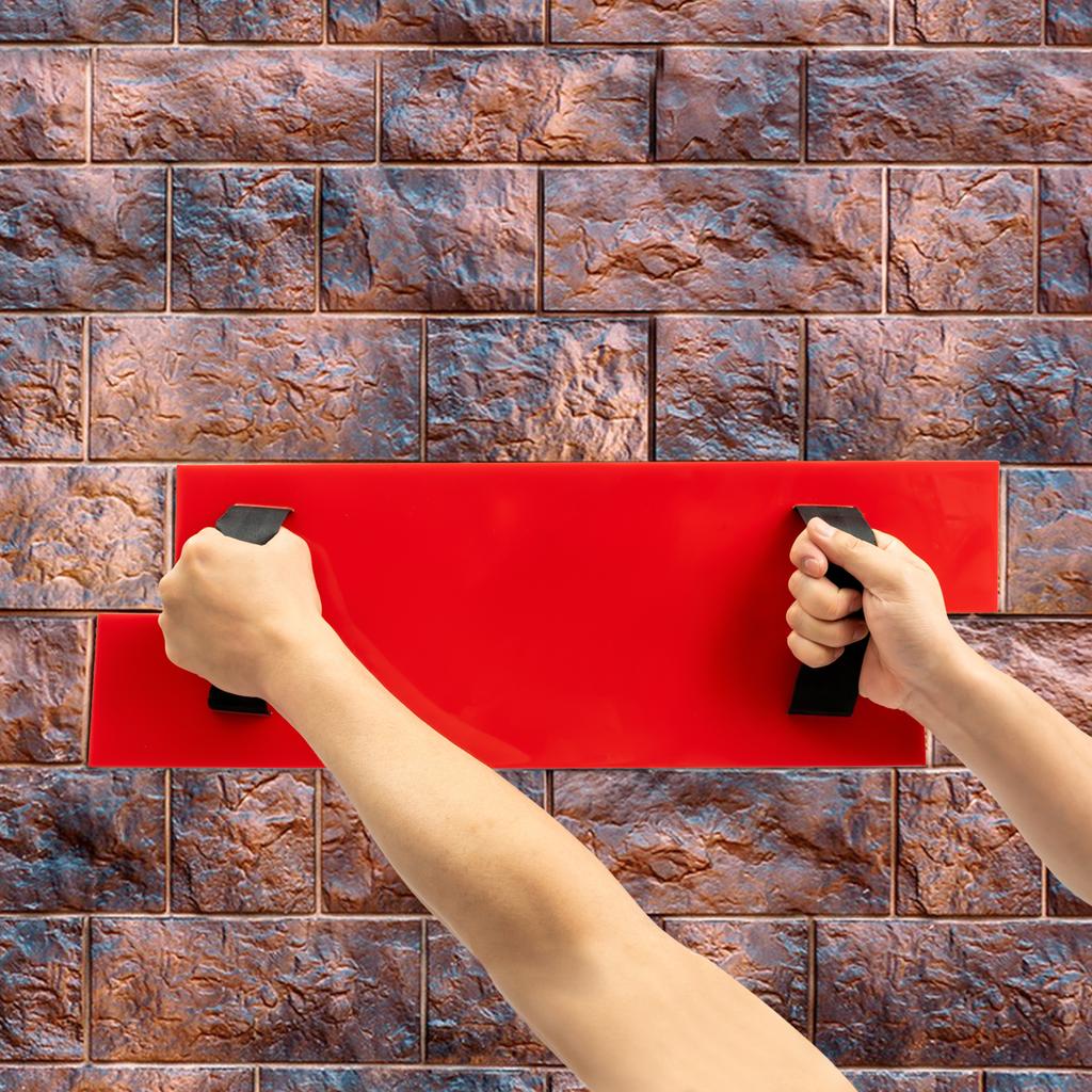 Red PU Concrete Mold,Rectangle Concrete Texture Mold 200*590mm/300*600mm for Courtyard Paths,Driveways