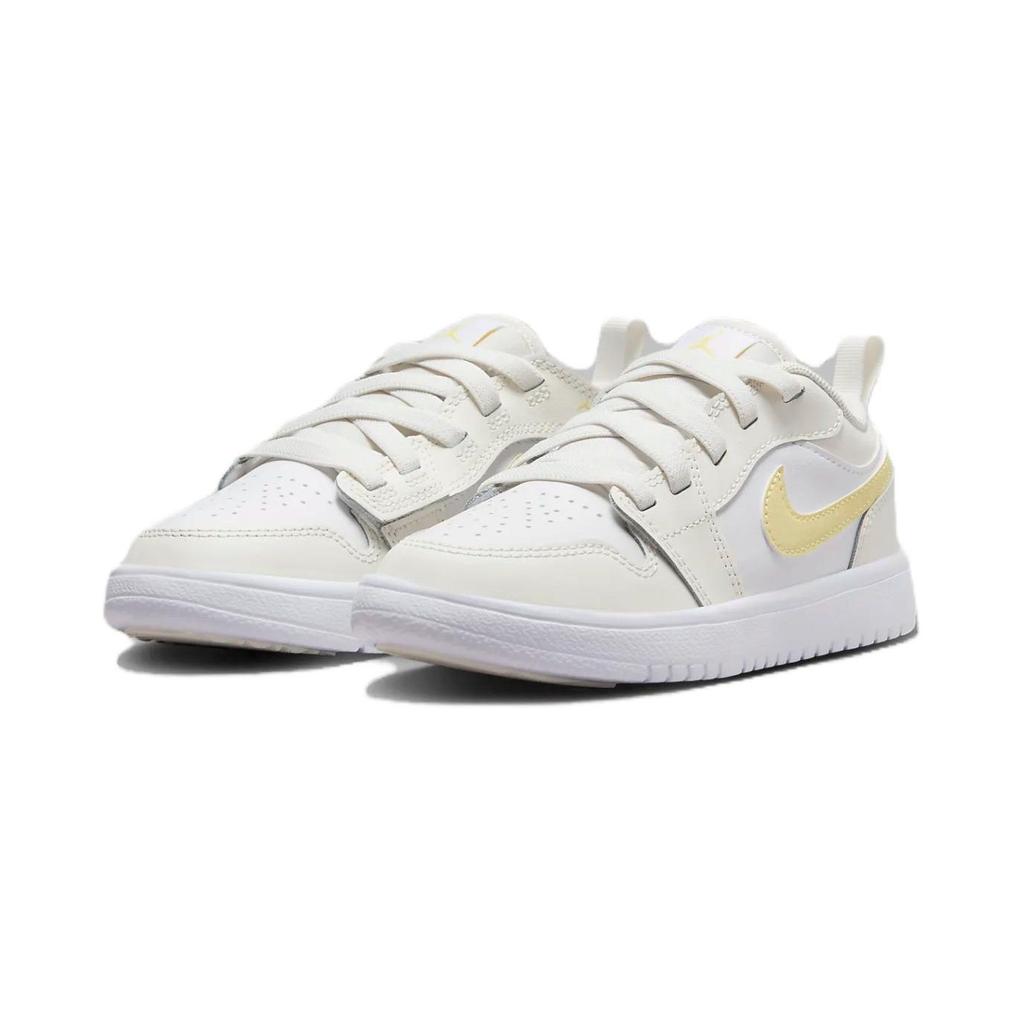 Air Jordan 1 Low ALT PS Sail Light Laser Orange Kids Sneakers White Laser-Fuchsia FN7376-181