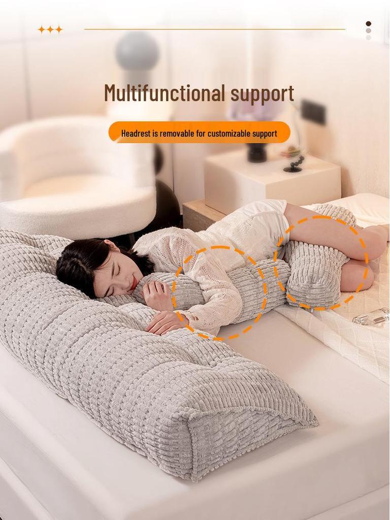 Cozy Headboard Cushion & Tatami Backrest Pillow for Bedroom and Living Room