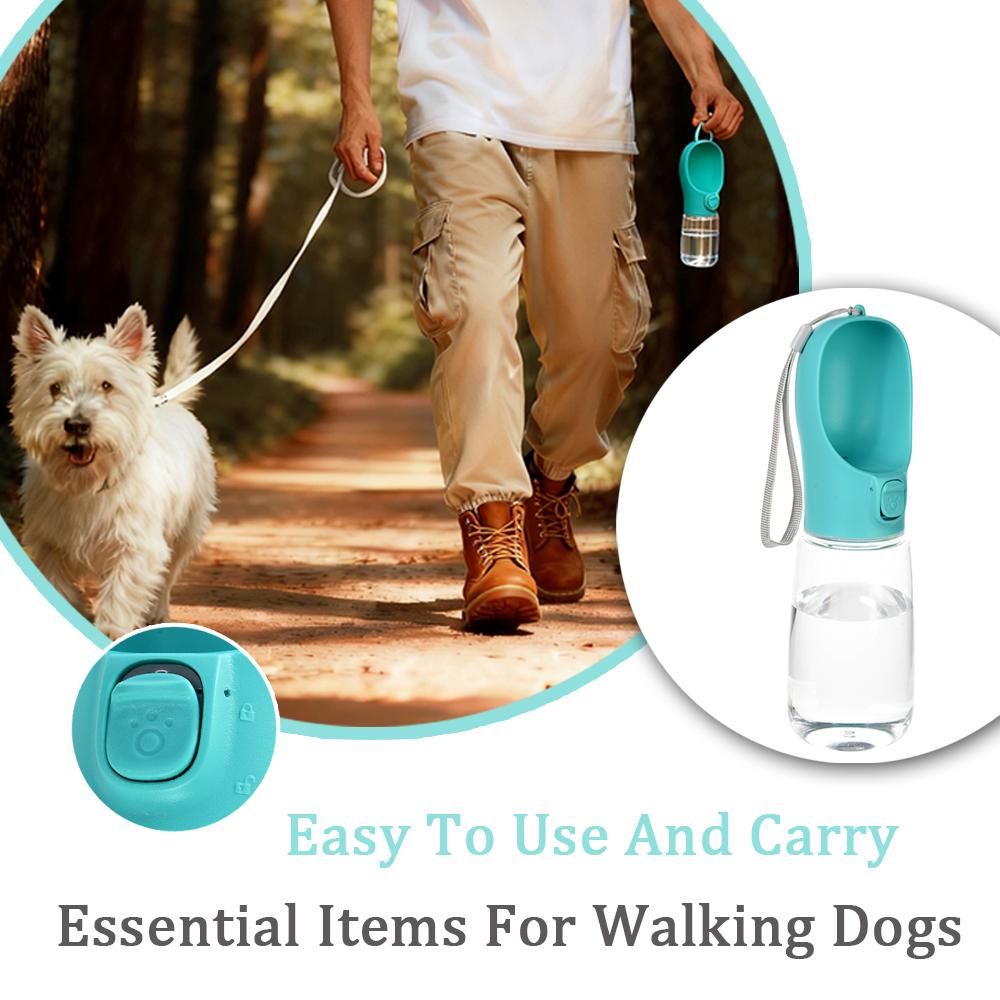 Outdoor Pet Water Bottle Dispenser Portable Puppy Travel Walking Drinking Cup Bowls For Small Large Dogs Cats Chihuahua Labrador