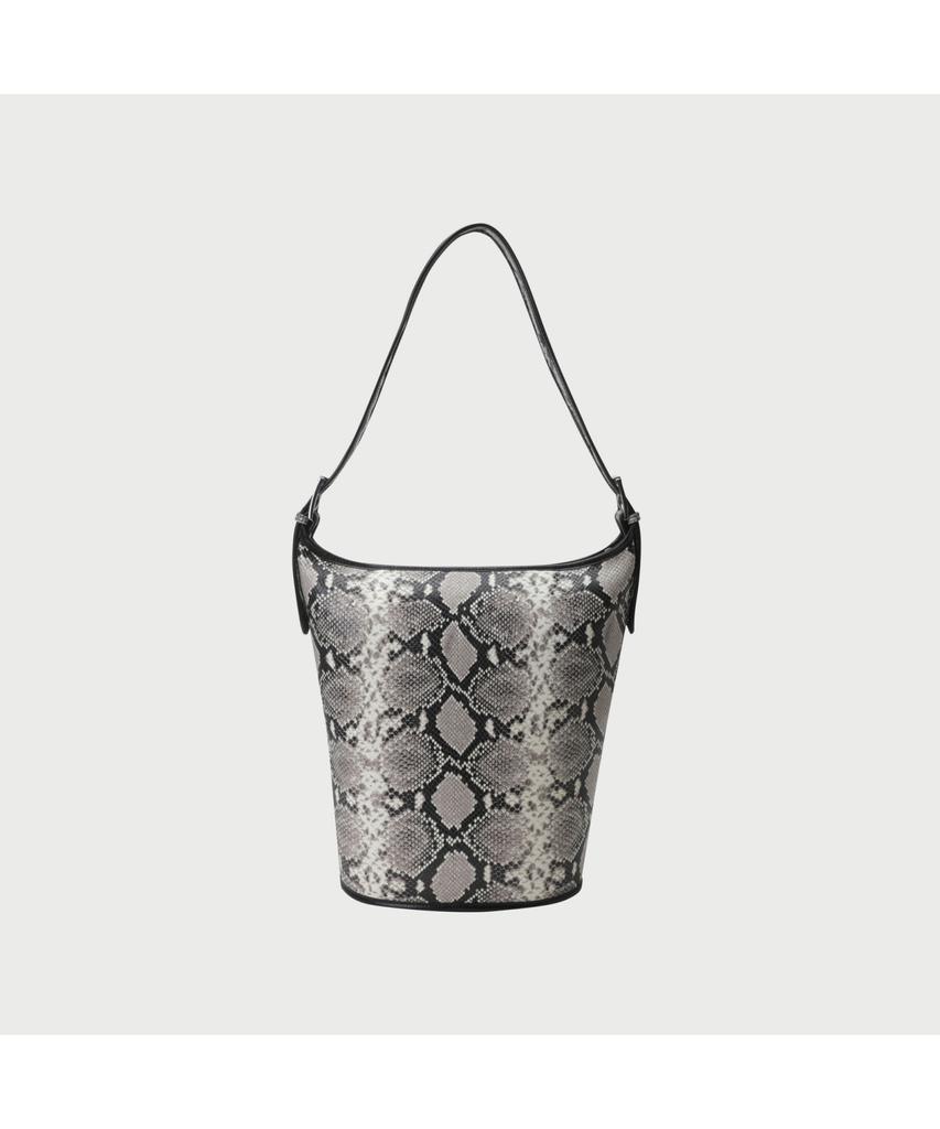 Irowomen Zyke Python Snakeskin Big Tote Bag - Black Pattern