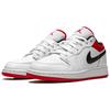 Air Jordan 1 Low 'Weiß University Rot' (Unisex) Weiße / University Red / Schwarze Vintage Basketballschuhe 553558 118