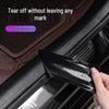 Universal Carbon Fiber Door Sill Protector Stickers - Anti-Collision, No Residue Adhesive Welcome Pedal