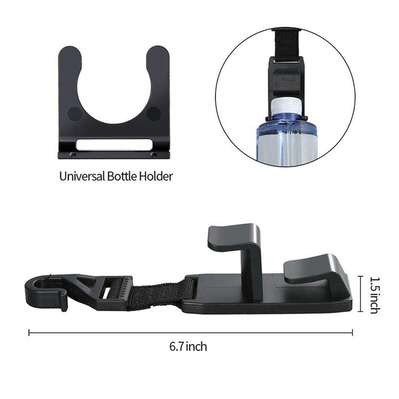 Purse ABS Car Seat Headrest Hook 1/2/4Pcs Grocery Bag Auto Seat Hanger Backseat Holder