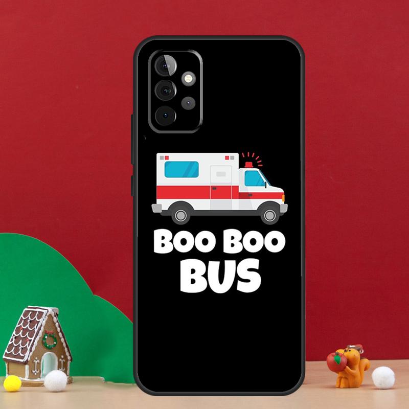Wee Woo Ambulance Case For Samsung Galaxy A54 A06 A16 A26 A36 A56 A53 A32 A52 A33 A13 A55 A35 A15 A14 A34 A17