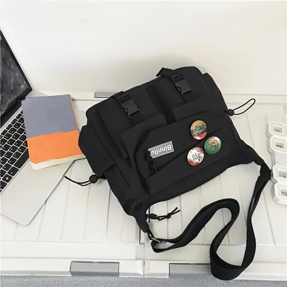 Large Capacity Men Crossbody Bag Japanese Style Casual Messenger Bag  Streetwear