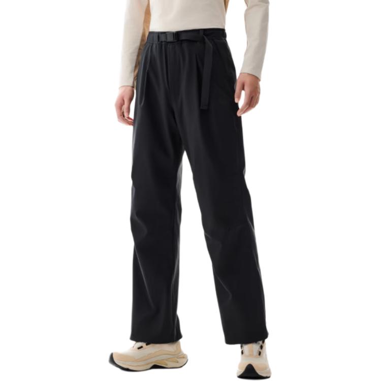 Anta Outdoor Series Lace-Up Wear-Resistant Sports Casual Pants Men Pants Basic-Black 952446502-3