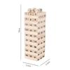 54PCS Wooden Stack High Game Blocks Toy Classic Balance Brain Game Toy Intelligence Educational Toys for Kids Children Boy Gift