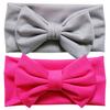 Cute Baby Toddler Solid Candy Color Bowknot Bow Stretch Headband Hair Band Accessory