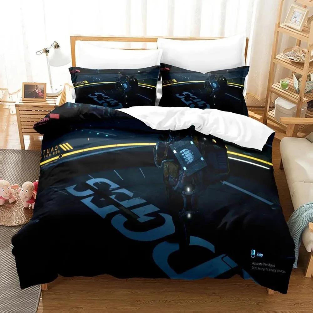 Cartoon Adult Boys 3 Piece Duvet Cover Set 3D Kawaii Bedding Set Duvet Cover Bed Set Quilt Cover Pillowcase