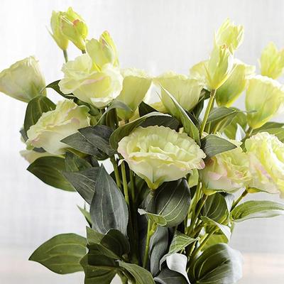 1 Stücke Künstliche Blume Trigeminus Eustoma Blume Dekoration Gefälschte Blume Hochzeit Blume Seide Eustoma