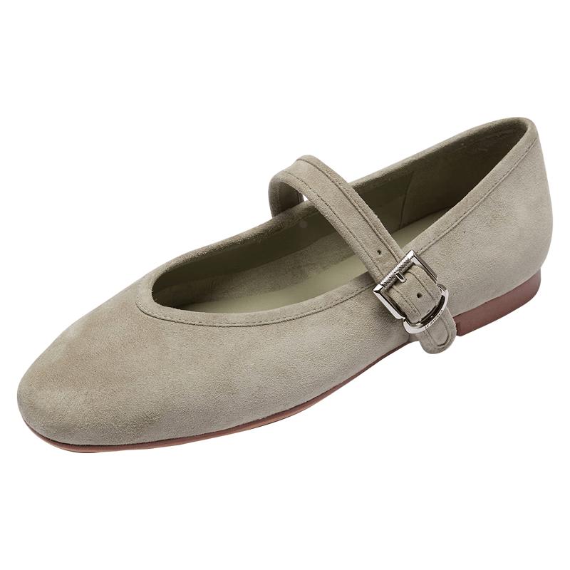 Women s Sheepskin Mary Jane Ballet Flats EU 39