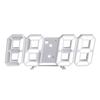 3D Smart Stereo LED Alarm Clock with Voice Control - Korean Style Wall & Table Clock