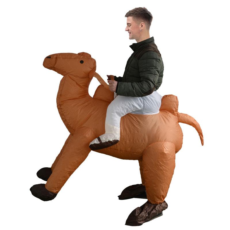 Costum gonflabil amuzant de cămilă, costum gonflabil pentru petrecere cosplay