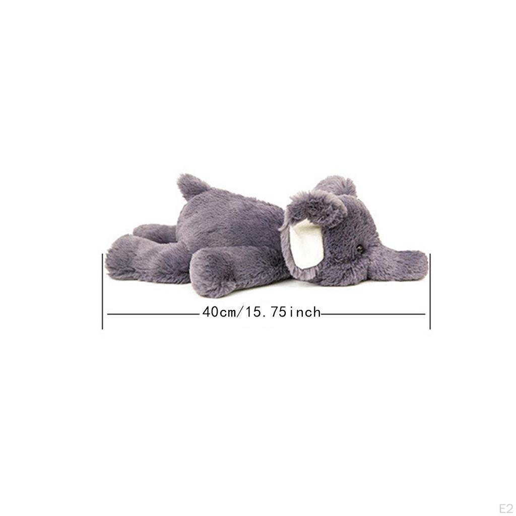 Cute Elephant Plush Toy Hugging Living Room Decoration Animal Doll