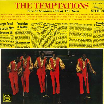 LP Record TEMPTATIONS  Live At Londons Talk Of The Town SJET8284 TAMLA MOTOWN Japan SoulFunk Used