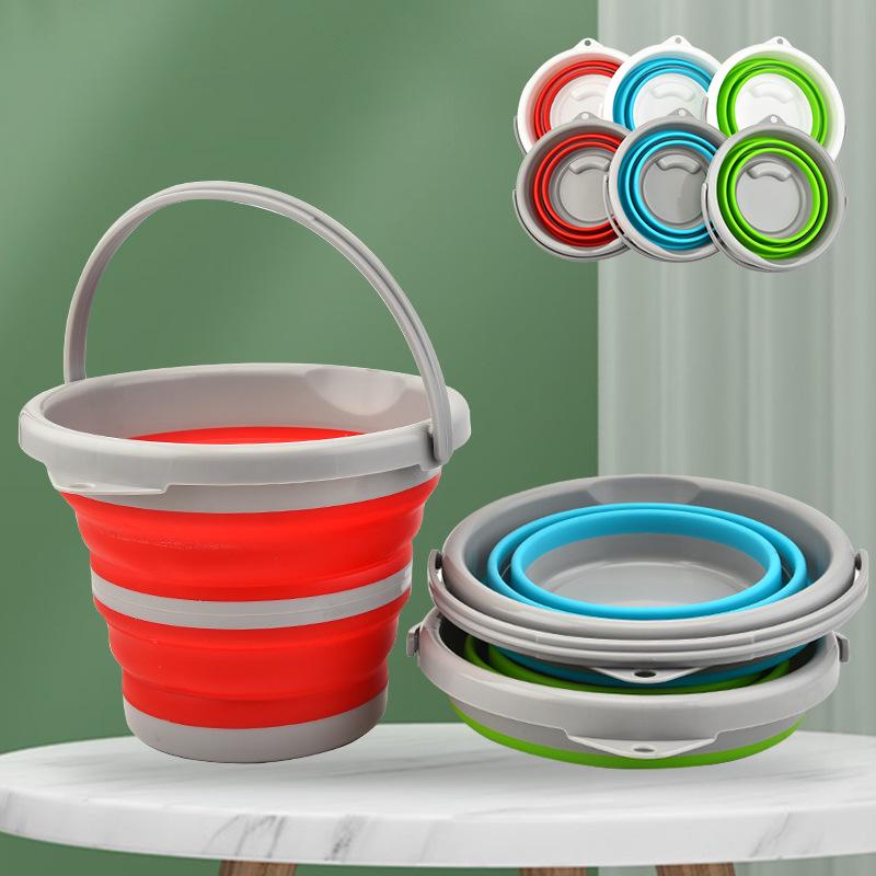 Silicone Foldable Car Water Bucket for Kids & Outdoor Activities