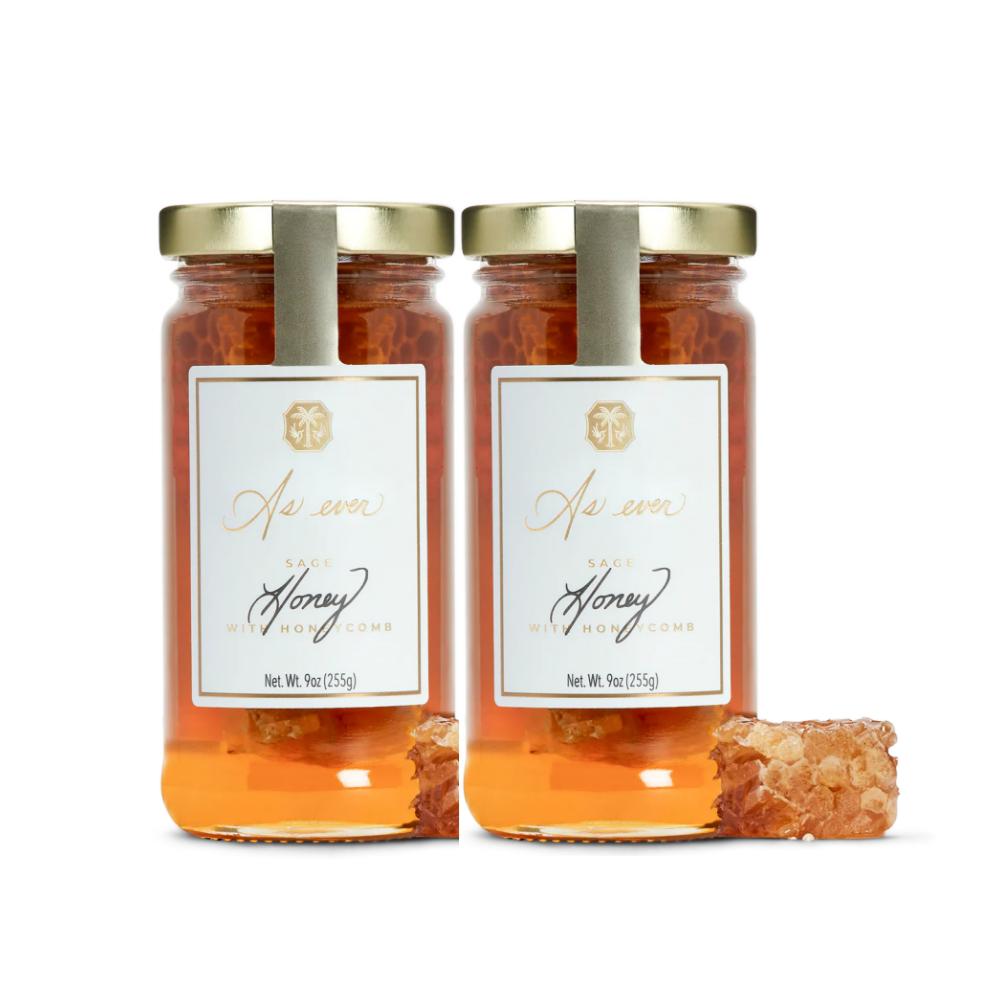 Ever As Sage Honeycomb Natural Honey 255g X 2 Pcs (Meghan Markle US Direct Shipping