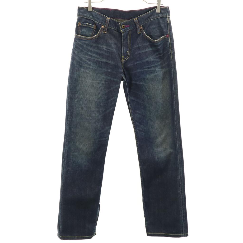 Levi's 502 Purple Package Straight Denim Pants W29 Indigo Jeans Men's Used