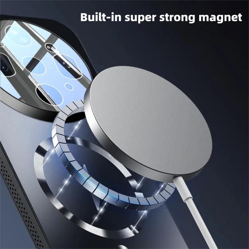 Magnetic Case for OPPO Find X9 X9S X8 X8S X7 Ultra Pro Plus Cover Heat Dissipation Hole Bumper Lens Film Cover for Magsafe Shell