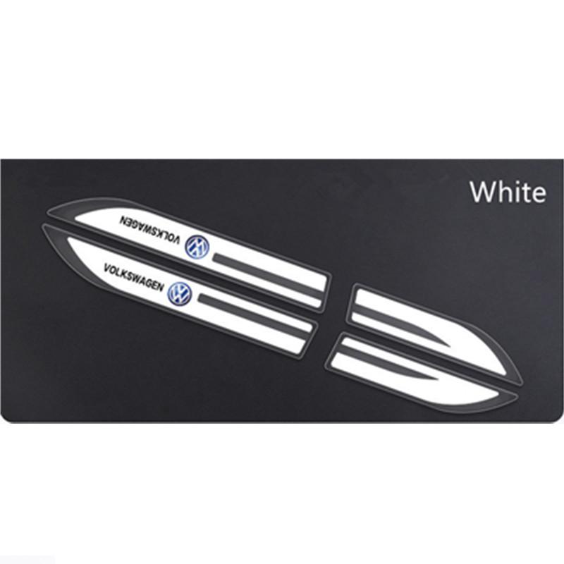 Hub Caps New 2pcs Epoxy Sticker Car Fender Side Wing Emblem Badge Sticker For VW Volkswagen Polo Jetta Golf Passat Tiguan Touran QK7