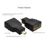 New Generic Micro HDMI-M To HDMI-F Adapter Micro HDMI-Compatible Type D To HDMI Female Converters Adapter for Microsoft Surface