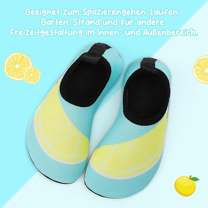 Kids Water Shoes Anti-Slip Quick-Dry Lightweight Beach Shoes for Boys Girls 27EU Sixspace