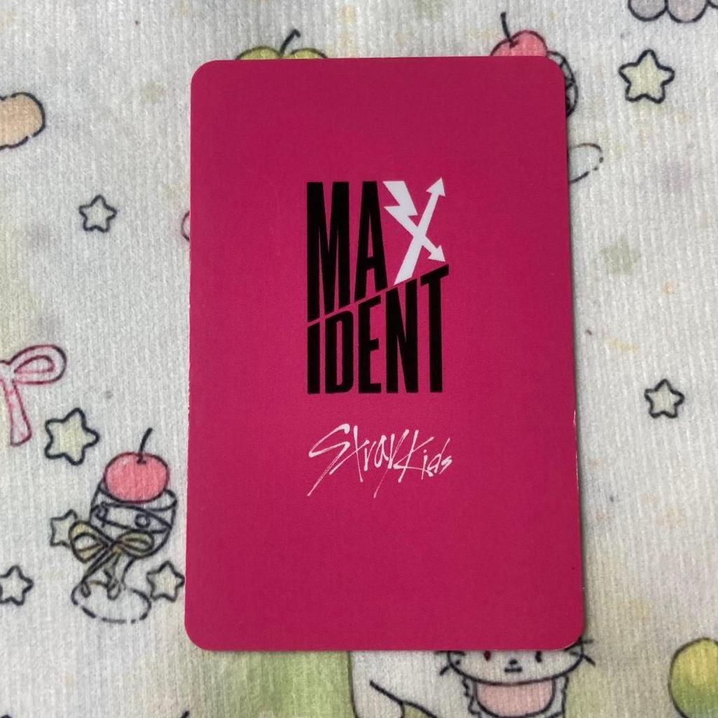 [USED] Seungmin Public Broadcast StrayKids MAXIDENT Stray Kids Sanok Trading Card