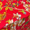 Classic Floral and Bird Linen Cotton Printed Fabric For Soft Goods Blanket DIY Patchwork Handicraft Clothes Furniture Upholstery