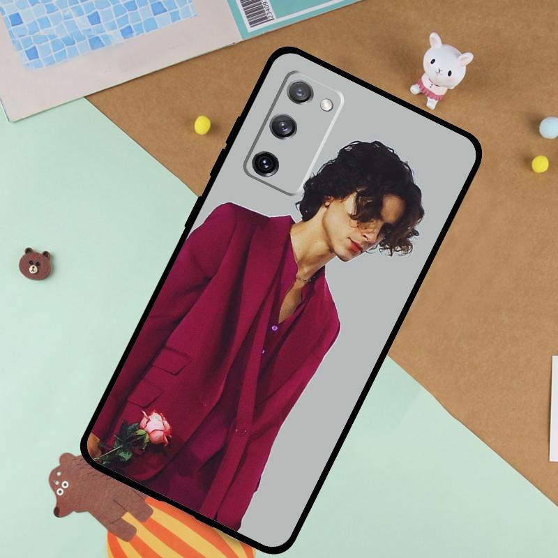 Timothee Chalamet Actor Soft Case For Samsung Galaxy S25 Ultra S9 S10 S20 FE S21 S22 S23 Plus S24 Ultra Funda Cover