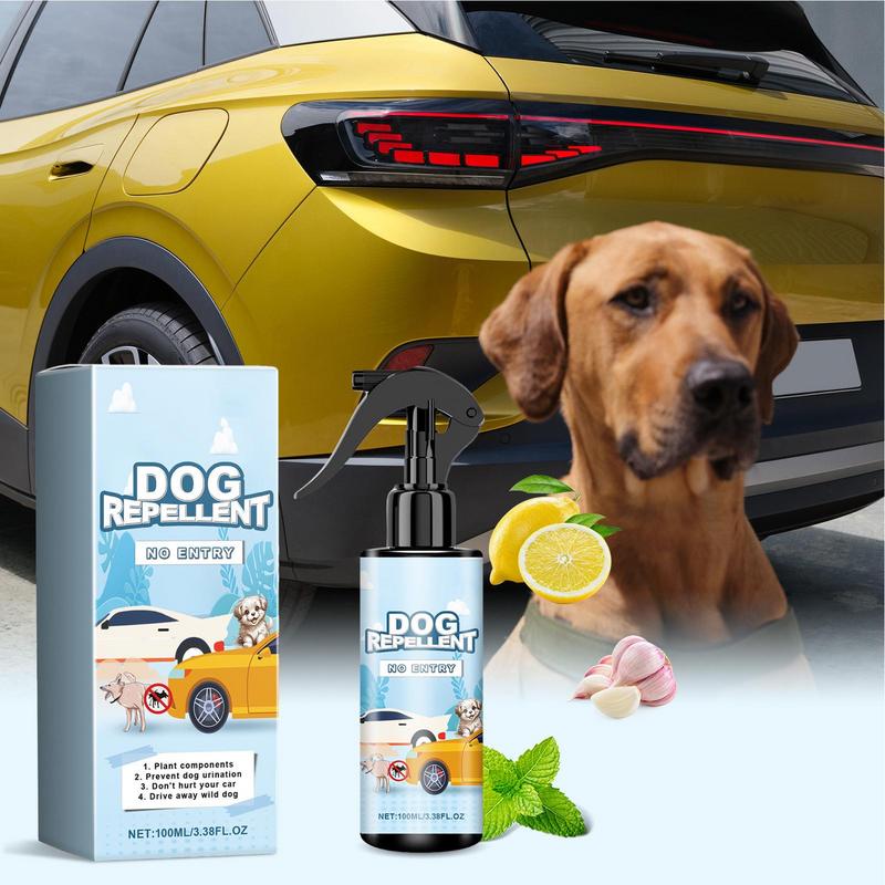 Hundeabwehrspray für Autoreifen, 100 ml, Anti-Hundeurin-Spray, verhindert das Pinkeln von Hunden, Abwehrspray gegen Hundeurin, Autoreifen, kein Pinkeln