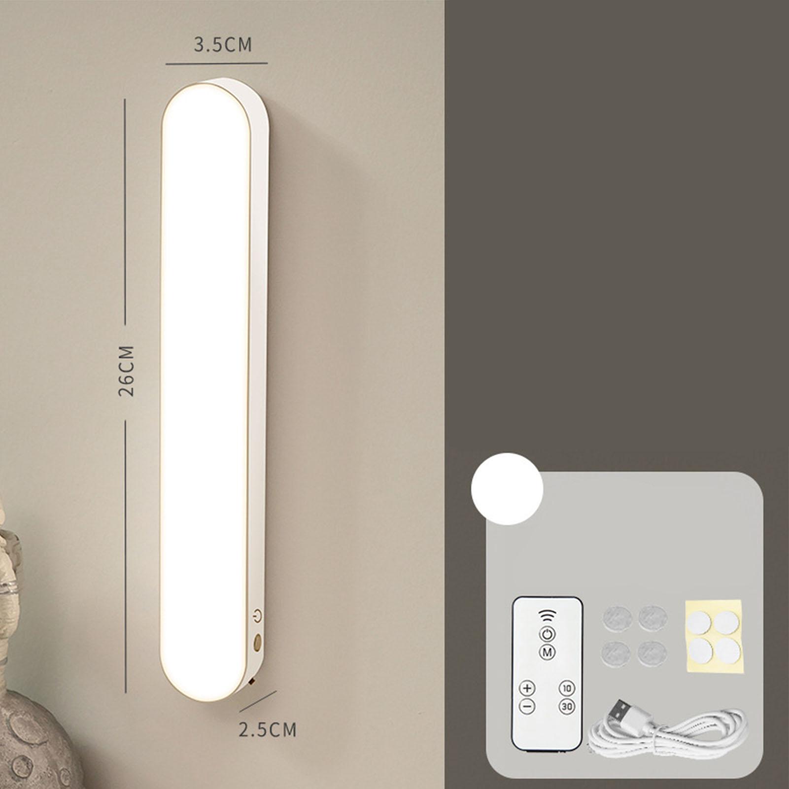 

Подсветка под шкафом светодиодная с регулируемой яркостью магнитная USB-лампа для шкафа настенная лампа для чтения для прикроватной тумбочки в общежитии кухонный шкаф plug-in (computer) model