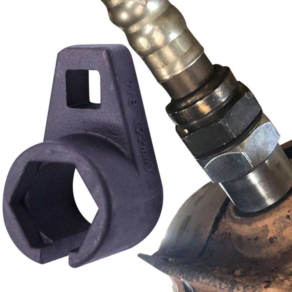 Oxygen Sensor Remover Socket 22mm Sensor Socket Wrench 3 Pcs Wire Gate Accesses Sensor From Side Preventing Damage To Wires
