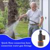 Water Hose Connector Pump Valve Extender Water Hose Quick Connector Extension Adapter Turn Off Valves for Irrigation Car Washing
