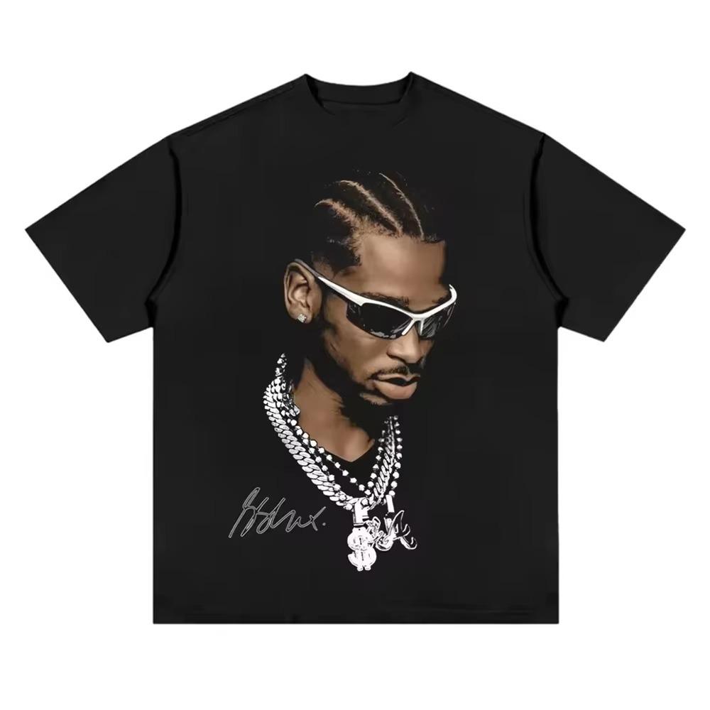 American Professional Basketball Star Sports Tee Shirt Homm Men Clothing Short Sleeve Round Neck Printing Pullover T-shirt 50370