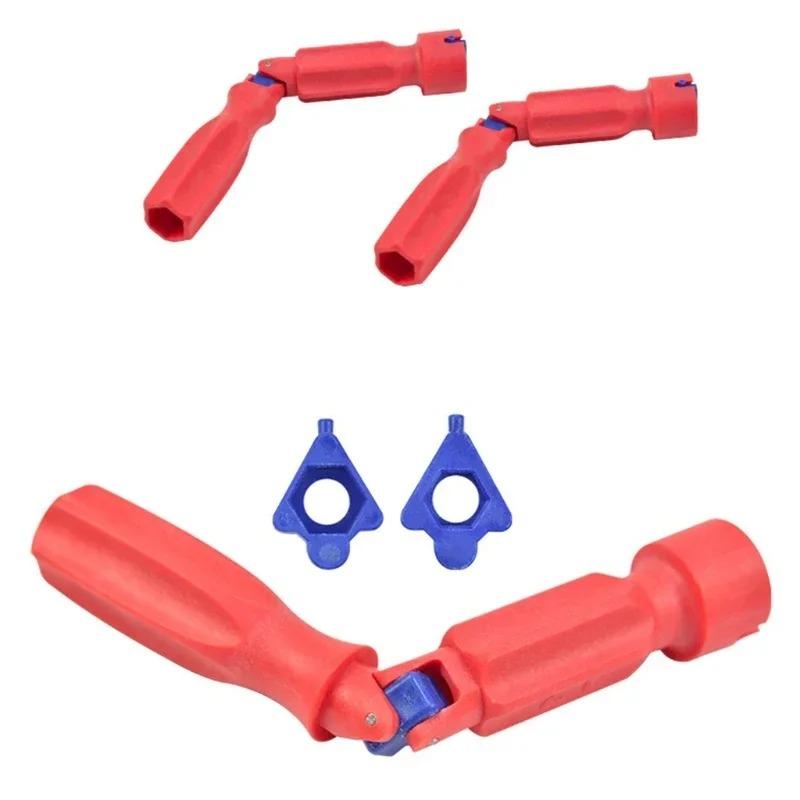 17/13/10mm Cheie profesională de reparare a scaunului de toaletă Cheie de instalare a scaunului de toaletă universală Slăbire ușoară 17/13/10mm