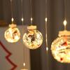 Colorful LED Gypsophila Ball Curtain Lights for Christmas Room Decoration