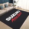 3D Racing Car S-SUZUKI Logo Motorcycle Carpet Rug for Living Room Bedroom Home Sofa Decoration,Kids Play Non-slip Floor Mat