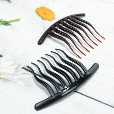 Semplice pettine per capelli nero, inserti per volume, fermaglio per capelli, forcine per capelli, forcina per capelli da donna e da ragazza, strumenti per lo styling dei capelli, accessori per capelli