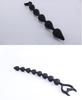Runyu Devil Silicone Butt Plug Extra-Long Anal Beads Stimulation Toy