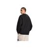 Li Ning Wade Series Letter Print Sports Casual Loose Sweatshirt Men sweatshirt Graphite-Grey AWDU277-8