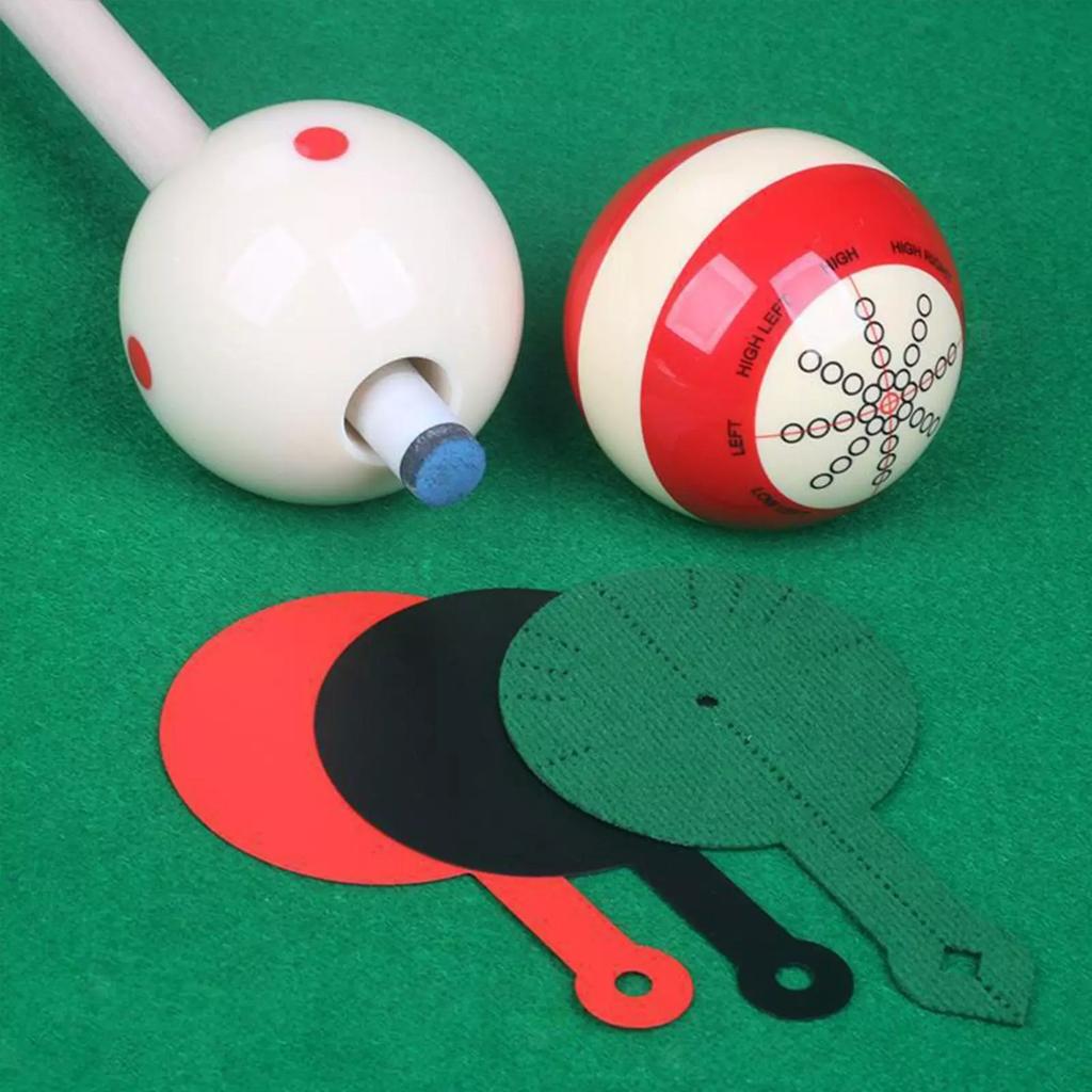 3Pcs Billiards Aiming Practice Stickers Training Pad Billiard Aim Trainer Mat Pool Table Billiard Accessory Enduring
