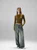 2025 Spring/Autumn Slim-fit Long-sleeve Elastic Base Layer T-shirt
