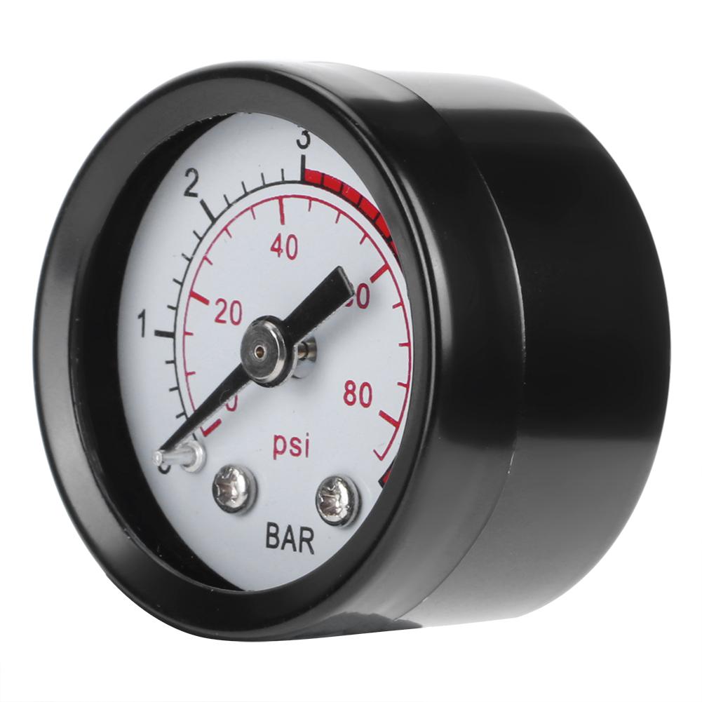 0?6BAR 0?80psi Atomizer Pressure Gauge Replacement for Stainless Steel Sprayer Accessories