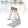 Metal Phone Stand, Angle Adjustable Non Slip Base Desk Phone Holder for Reading, Live Stream, Fits All Smart Phones