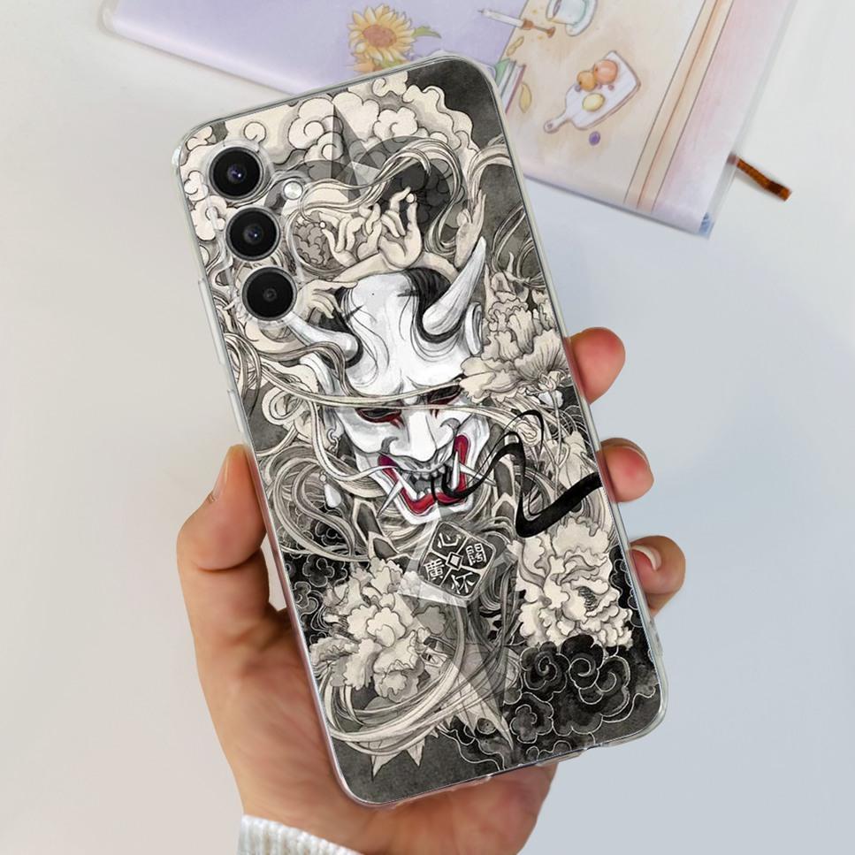Case For Samsung Galaxy A34 5G 6.6"Cute Cat Astronaut Soft Silicone TPU Cover For Samsung A34 A34 5G Shockproof Phone Case Funda