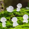 Cartoon Leuchtende Kleine Leute Figuren Harzhandwerk Leuchten im Dunkeln Leute Figuren Miniaturen DIY Niedliche Kleine Mann Statue
